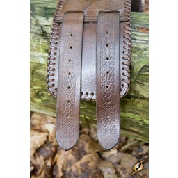 Ceinture à la taille Noeuds celtiques, marron - Celtic Webmerchant