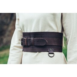 Ceinture viking Sigrid, marron foncé - Celtic Webmerchant