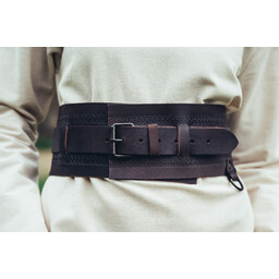 Ceinture viking Sigrid, marron foncé - Celtic Webmerchant