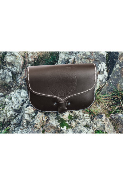 Borsa vichinga Vegvisir, marrone - Celtic Webmerchant