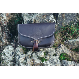 Borsa celtica triquetra, marrone - Celtic Webmerchant