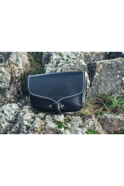 Borsa celtica triquetra, nera - Celtic Webmerchant
