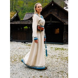 Robe viking lagertha, bleu naturel - Celtic Webmerchant