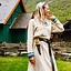 Viking klänning Lagertha, naturlig blå - Celtic Webmerchant