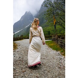 Viking dress Lagertha, natural-red - Celtic Webmerchant