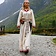 Leonardo Carbone Viking dress Lagertha, natural-red - Celtic Webmerchant