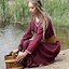 Early medieval dress Aelswith, red - Celtic Webmerchant