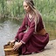 Tidlig middelalder kjole Aelswith, rød - Celtic Webmerchant