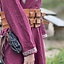 Early medieval dress Aelswith, red - Celtic Webmerchant