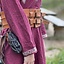 Vestido medieval temprano aelswith, rojo - Celtic Webmerchant