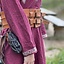 Vestido medieval temprano Aelswith, rojo - Celtic Webmerchant