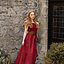 Abito medievale Clara, rosso - Celtic Webmerchant