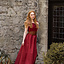Middeleeuwse jurk Clara, rood - Celtic Webmerchant