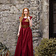 Leonardo Carbone Middelalderlig kjole Clara, rød - Celtic Webmerchant