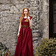 Leonardo Carbone Robe médiévale Clara, rouge - Celtic Webmerchant