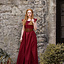 Middelalderlig kjole Clara, rød - Celtic Webmerchant