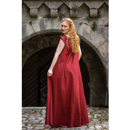 Medeltida klänning Clara, röd - Celtic Webmerchant