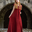 Abito medievale Clara, rosso - Celtic Webmerchant