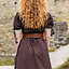 Vestido medieval de verano Denise, marrón - Celtic Webmerchant