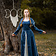 Leonardo Carbone Medieval dress Larina, blue-naturel - Celtic Webmerchant