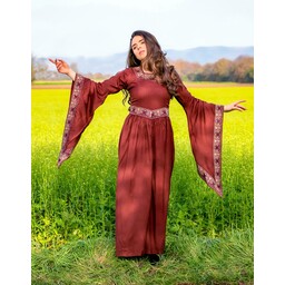 Middeleeuwse jurk Borgia, rood - Celtic Webmerchant