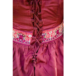 Middelalderlig kjole Borgia, rød - Celtic Webmerchant