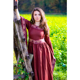 Mittelalterliches Kleid Borgia, rot - Celtic Webmerchant