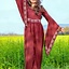 Średniowieczna sukienka Borgia, czerwona - Celtic Webmerchant