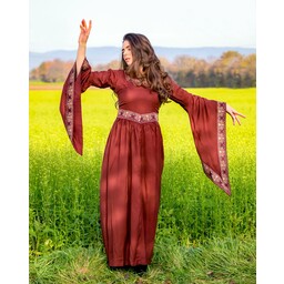 Mittelalterliches Kleid Borgia, rot - Celtic Webmerchant