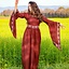 Middelalderlig kjole Borgia, rød - Celtic Webmerchant