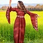 Mittelalterliches Kleid Borgia, rot - Celtic Webmerchant