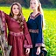 Middeleeuwse jurk Borgia, rood - Celtic Webmerchant