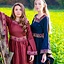 Mittelalterliches Kleid Borgia, rot - Celtic Webmerchant