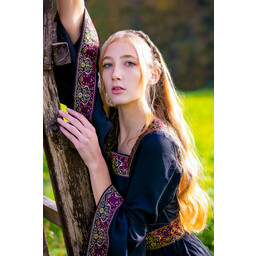 Medieval dress Borgia, black - Celtic Webmerchant