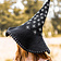 Leonardo Carbone Witch hat, with stars - Celtic Webmerchant