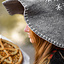 Sombrero de bruja con estrellas, gris - Celtic Webmerchant
