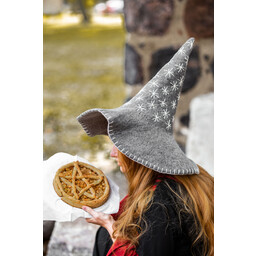 Cappello da strega con stelle, grigio - Celtic Webmerchant