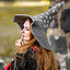 Cappello da strega con stelle, grigio - Celtic Webmerchant