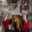 Witch hat with stars, grey - Celtic Webmerchant