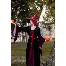 Witch hat with stars, red - Celtic Webmerchant