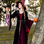 Chapeau de sorcière avec étoiles, rouge - Celtic Webmerchant