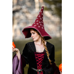 Cappello da strega con stelle, rosso - Celtic Webmerchant