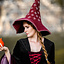 Sombrero de bruja con estrellas, rojo - Celtic Webmerchant