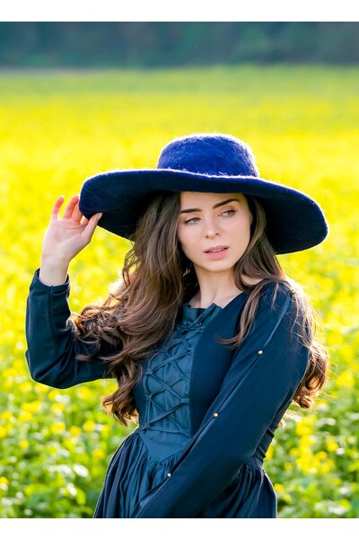 Sombrero de fieltro, azul - Celtic Webmerchant