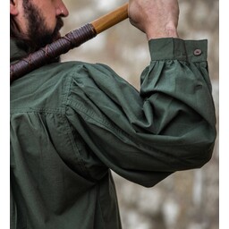 Camicia medievale Friedrich, verde - Celtic Webmerchant