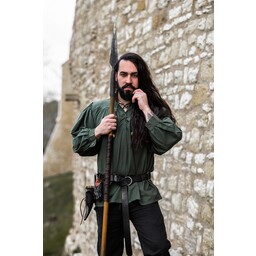 Camisa medieval friedrich, verde - Celtic Webmerchant