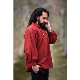 Camisa medieval, rojo - Celtic Webmerchant