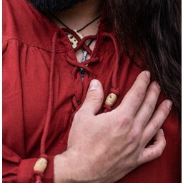 Camisa medieval, rojo - Celtic Webmerchant