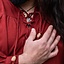 Medieval shirt, red - Celtic Webmerchant