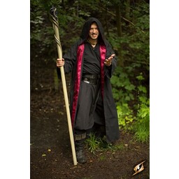 Wizard robe, black-red - Celtic Webmerchant